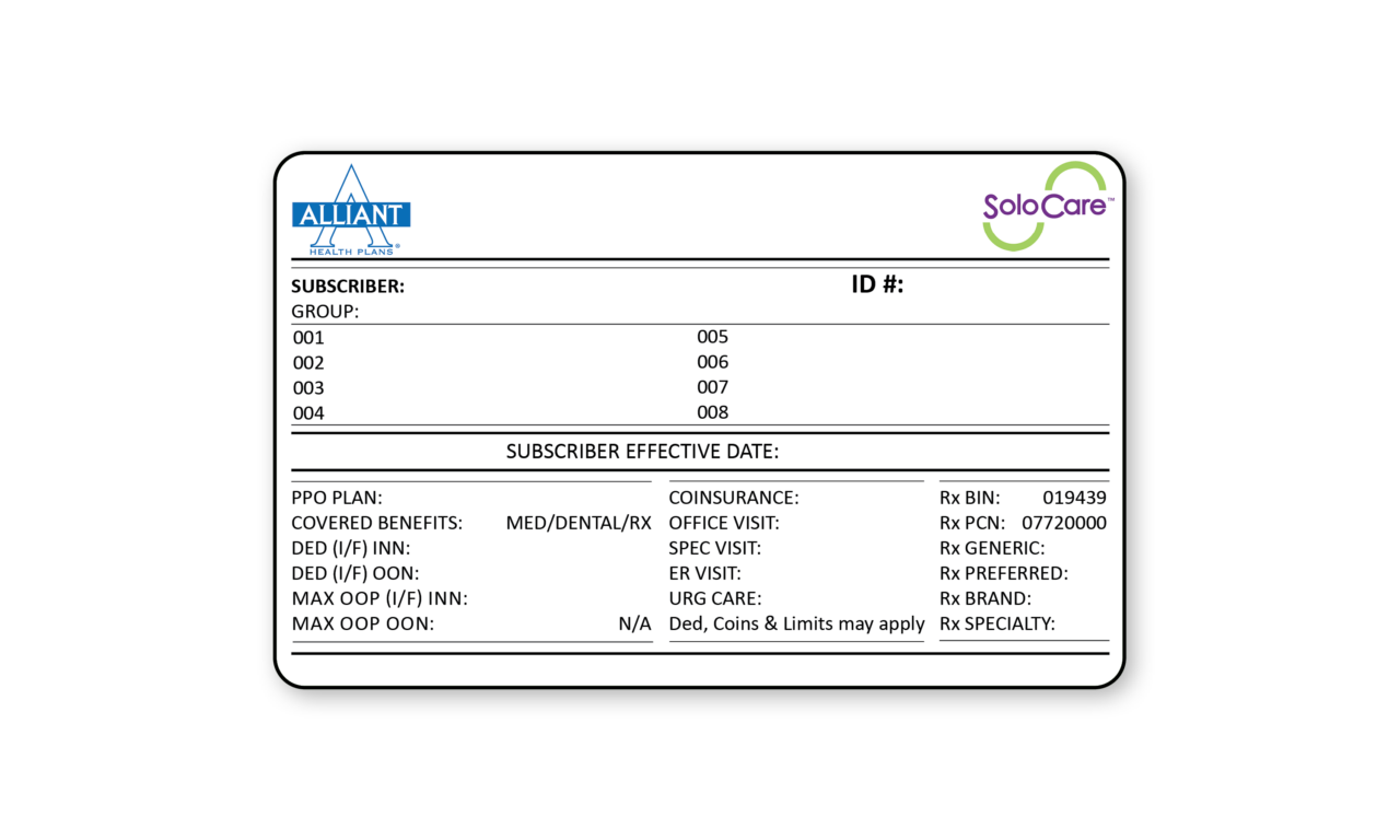 Guide Alliant Health Plans